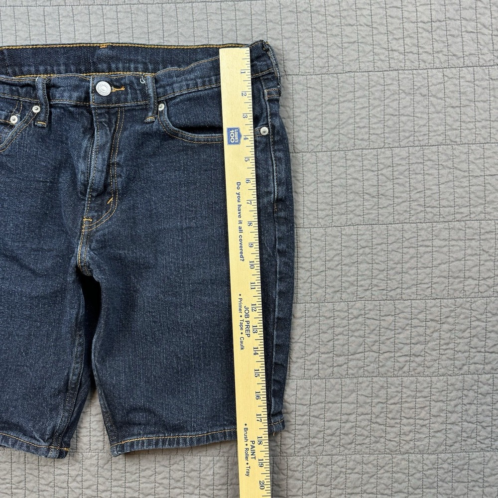 Levis 511 Shorts Men 34 (32) Blue Dark Wash Denim Jean Jorts 10" Inseam - Picture 10 of 10